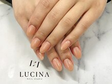 ネイルスタジオ ルキナ(LUCINA)/c-315 ラメベージュカラー