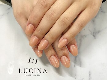 ネイルスタジオ ルキナ(LUCINA)/c-315 ラメベージュカラー