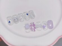 ピーチ ネイル(peach nail)