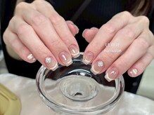 ルレーブ(LE REVE)/チークマグネットフレンチネイル