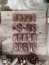 ロミー(Rommy)/ピンククリスマスネイル