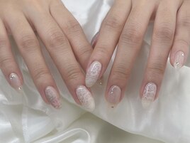 レース/お花ネイル