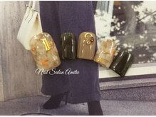 ネイルサロン アミティエ(Nail Salon Amitie)/ニュアンス×大理石footネイル