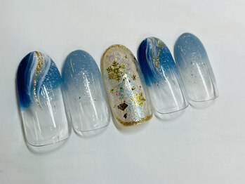 ルミエ(Lumie)/冬空ネイル