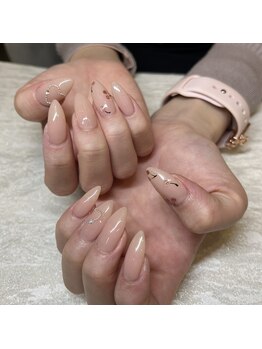 韓国デザインネイル：sakura