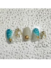 ナナネイル(Nana.Nail)/夏の海ネイル