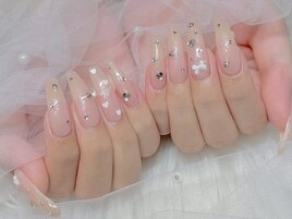 キラキラネイル ¥8000＋追加