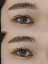 アイモア 江南店(eye mor.)/ストレート×立ち上げ丸みカール