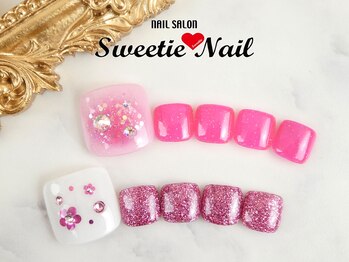 スウィーティーネイル 浦和高砂店(Sweetie Nail)/【フット】定額アートコース １