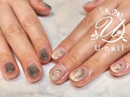 ちぐはぐニュアンスネイル