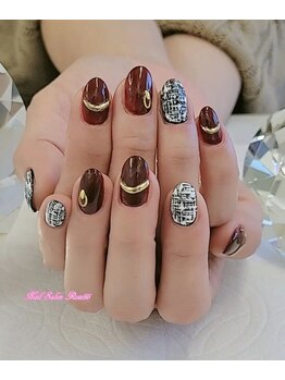 ツイード・リングネイル