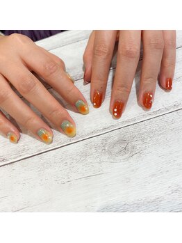 ネイルアルケー(Nail ARCHE)/アシンメトリーネイル