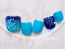 ネイルサロン ブランシュール(Nail Salon Blancheur)/【夏フット】花火ネイル