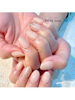 リッシュ ドゥ(RICHE deux)/オフィス×さりげなツイード