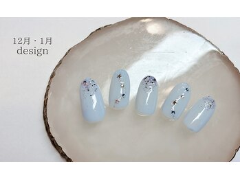 ミンクスタイル 浜松町店/冬ネイル