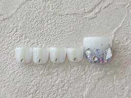 オーロラ！キラキラネイル