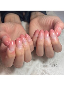 ネイルズミラク(nail's mirac.)/透け感ネイル