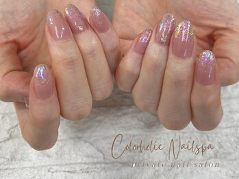 カラーホリック ネイルスパ(Colorholic Nailspa)/うる艶シンプルオフィスネイル