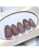 ネイルポット(Nail Pot)/シンプル　ドットデザイン