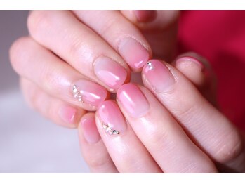 ネイルサロンアンドスクール ニコ(NICO)/大人のうるつやグラデ