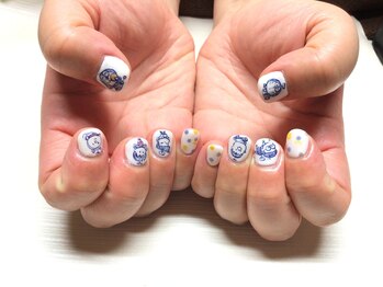 ネイルアトリエサリ(Nail Atelier Sari)/キャラクターデザイン　￥11980
