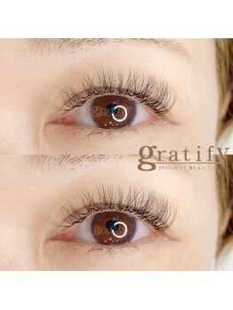 グラティフィープラスレスト(gratify＋rest)/ボリュームラッシュ120束コース