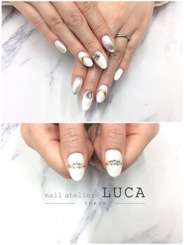 ネイルアトリエルカ(nail atelier LUCA)/s-62 ブライダルネイル