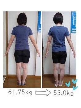 ココリフレ(COCO RE*FRE)/53歳161cmのお客様ダイエット