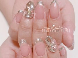 ガラスフレンチ×埋め尽くし