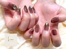 【ハンド】ブラウンニュアンス