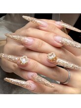 ネイルズ ヒマワリ(Nails Himawari)/ラメグラデーション