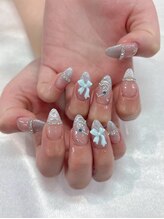 ポミーネイル 池袋店(pomynail)/水色ネイル
