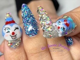 【ロングネイル】３Dネイル