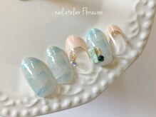 ネイルアトリエ フロラシオン/贅沢アートの褒められネイル