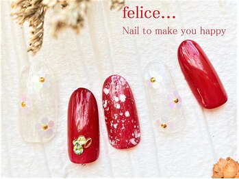 ネイルサロン フェリーチェ(felice)/【定額ネイル】¥7480