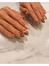 アイピー(I.P)/カーキ×デザインネイル♪