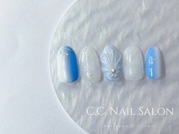 シーシーネイルサロン 池袋(C.C.Nail salon)/No.7 new design B　￥7800/75分