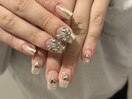 シルバーリボンネイル