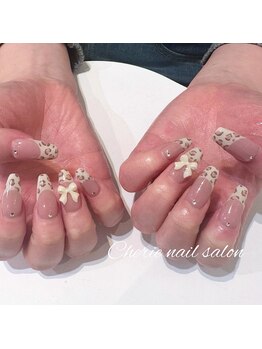 シェリーネイルサロン 姫路店(Cherie Nail salon)/レオパードフレンチ♪