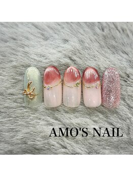 アモズネイル さっぽろ東急百貨店(AMO'S NAIL)/11000円デザイン