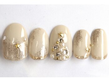 クリスマスネイル