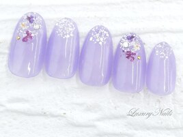 キラキラ＊あじさいNail