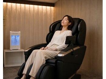 IASO 心斎橋|水素吸入・ヘッドスパサロン 【9月上旬 NEW OPEN(予定)】の写真/【完全個室】PC・スマホによる眼精疲労にアプローチ!超高濃度水素吸入×極上のヘッドスパ《22時まで営業》