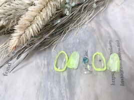 8月定額B フレームネイル