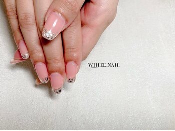 ホワイトネイル 武蔵小杉店(WHITE NAIL)/ガラスフレンチ