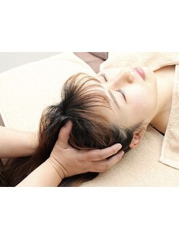 ヘッドスパで癒されたい