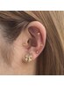 【単品】SNSで話題☆耳ツボジュエリー◎デザインコース（付替用３個付き)