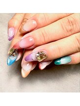 ラキネイル(LAKI Nail)/マグネットフレンチネイル