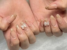 ネイル モア 岐阜駅店(nail mor.)/レオパフレンチ