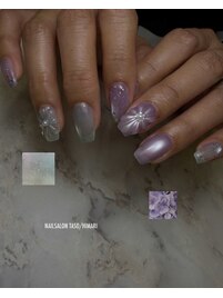 梅雨カラーネイル